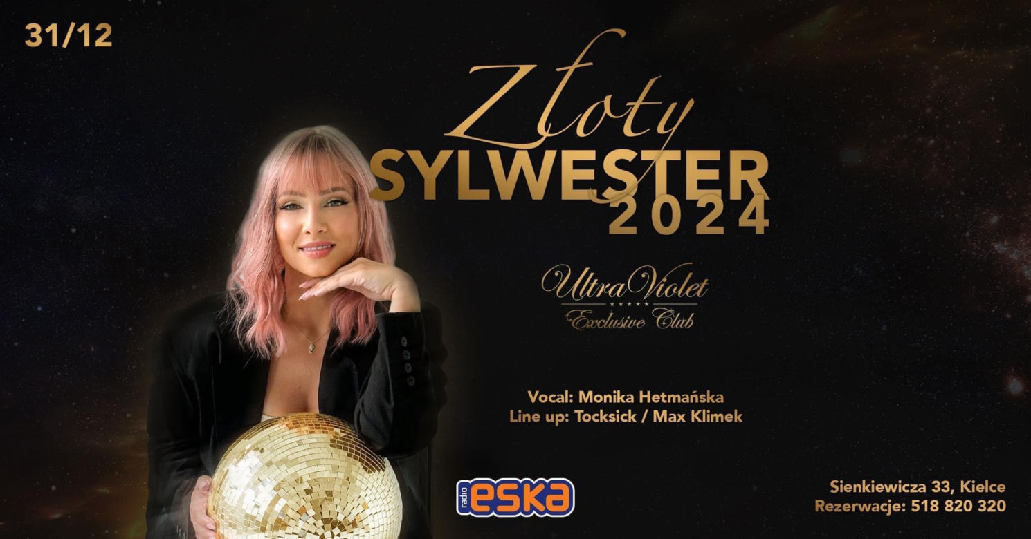 Sylwester 2023-24 w klubie UltraViolet w Kielcach