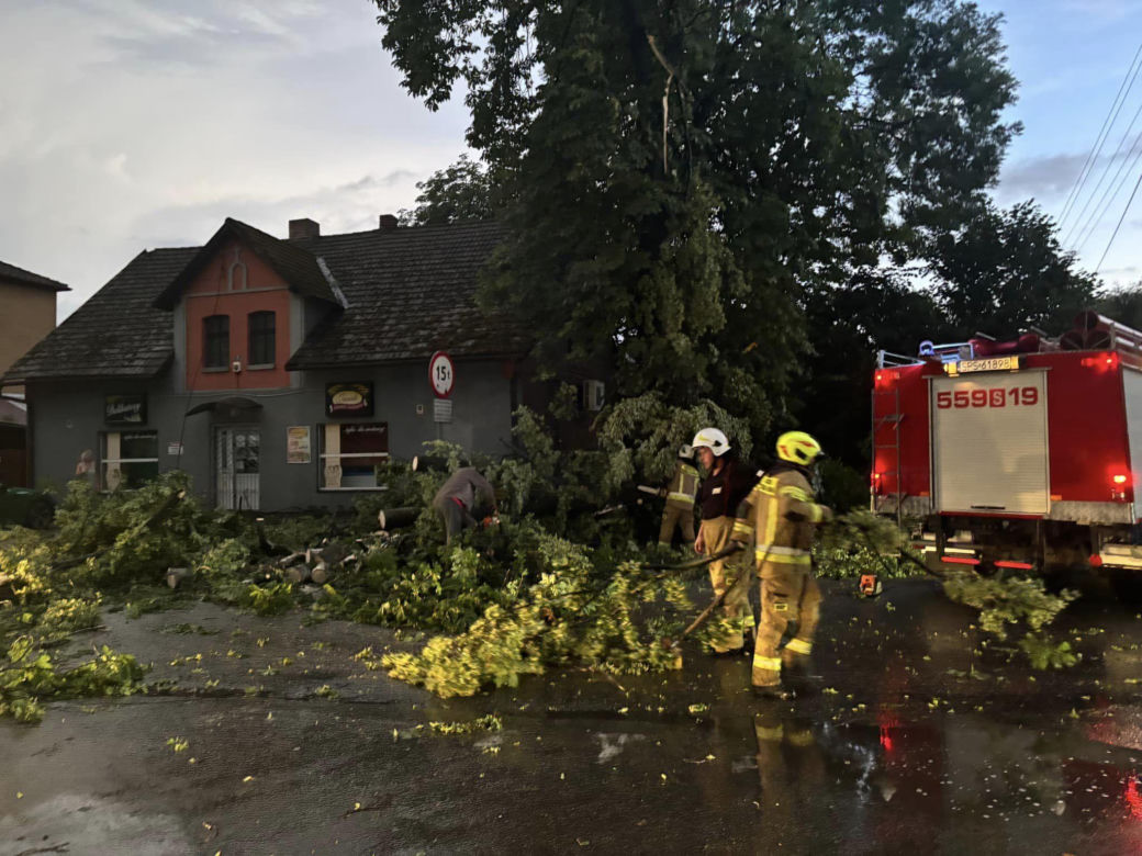 Burza w powiecie pszczyńskim