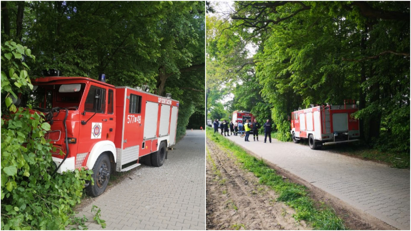Wypadek dwóch wozów strażackich! 19-latka w stanie ciężkim w Płocku! [ZDJĘCIA]