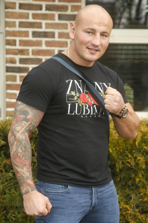 Artur Szpilka z ukochaną Kamilą Wybrańczyk