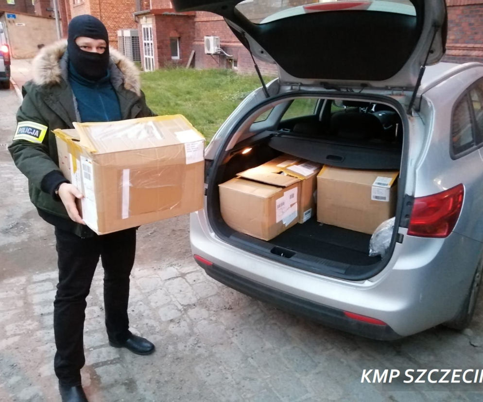Szczecińscy policjanci zatrzymali handlarza podróbkami