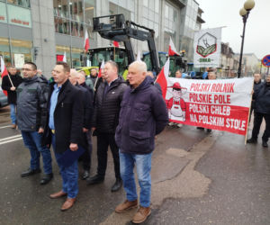 Rolnicy z regionu Siedleckiego protestowali w Siedlcach
