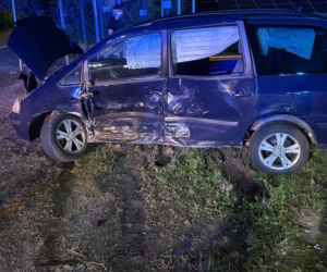 Cztery osoby w szpitalu po wypadku w Krzemieniewie. Kierowca po spożyciu alkoholu