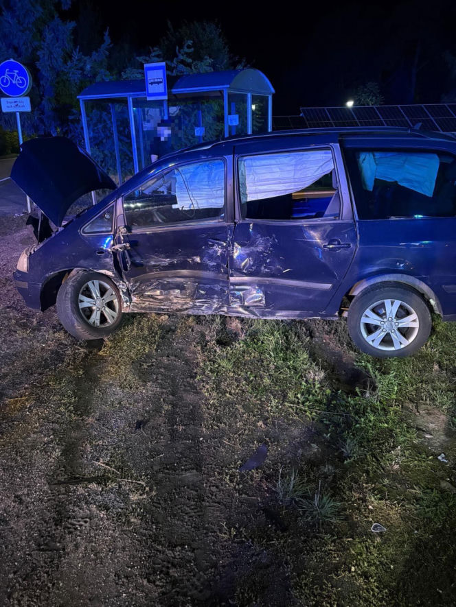 Cztery osoby w szpitalu po wypadku w Krzemieniewie. Kierowca po spożyciu alkoholu