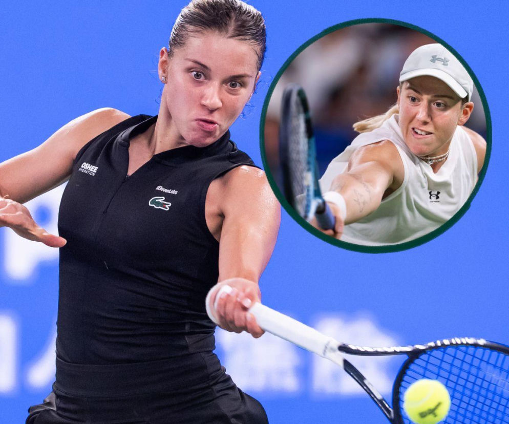 Tenisistka Maja Chwalińska. Na miniaturze Sonay Kartal. O finale turnieju w Wuhan przeczytasz na SE Supersport.