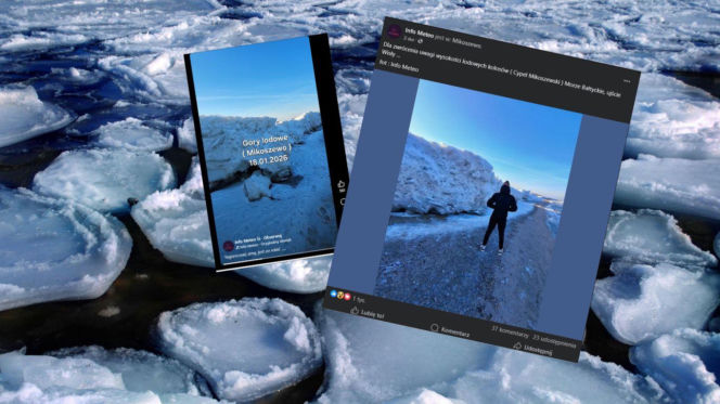 Lodowe góry nad morzem? Internauci nie wierzą własnym oczom! 