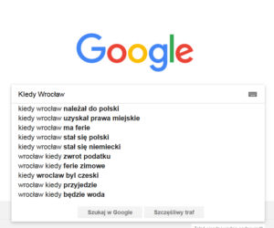 Wrocław w Google