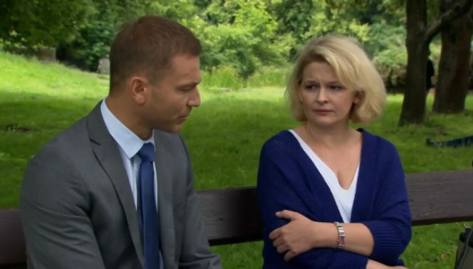 M jak miłość odc. 1088. Andrzej (Krystian Wieczorek), Marta (Dominika Ostałowska)