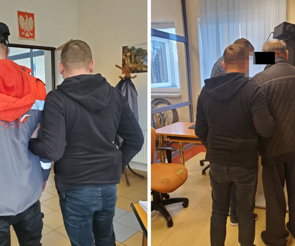 Zatrzymani w rękach policji