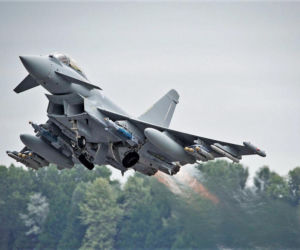 Eurofighter z pociskami Brimstone 3