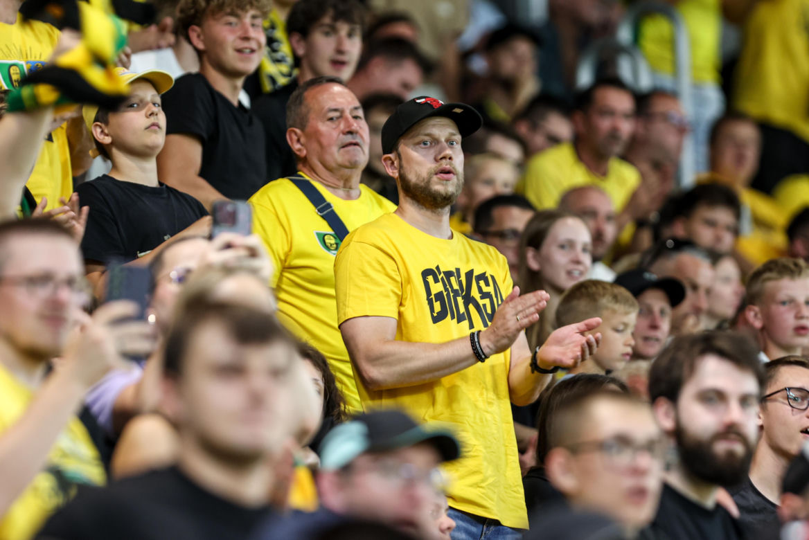 Zdjęcia kibiców z meczu GKS Katowice - MSK Żilina