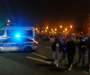 Blokada Trasy Łazienkowskiej