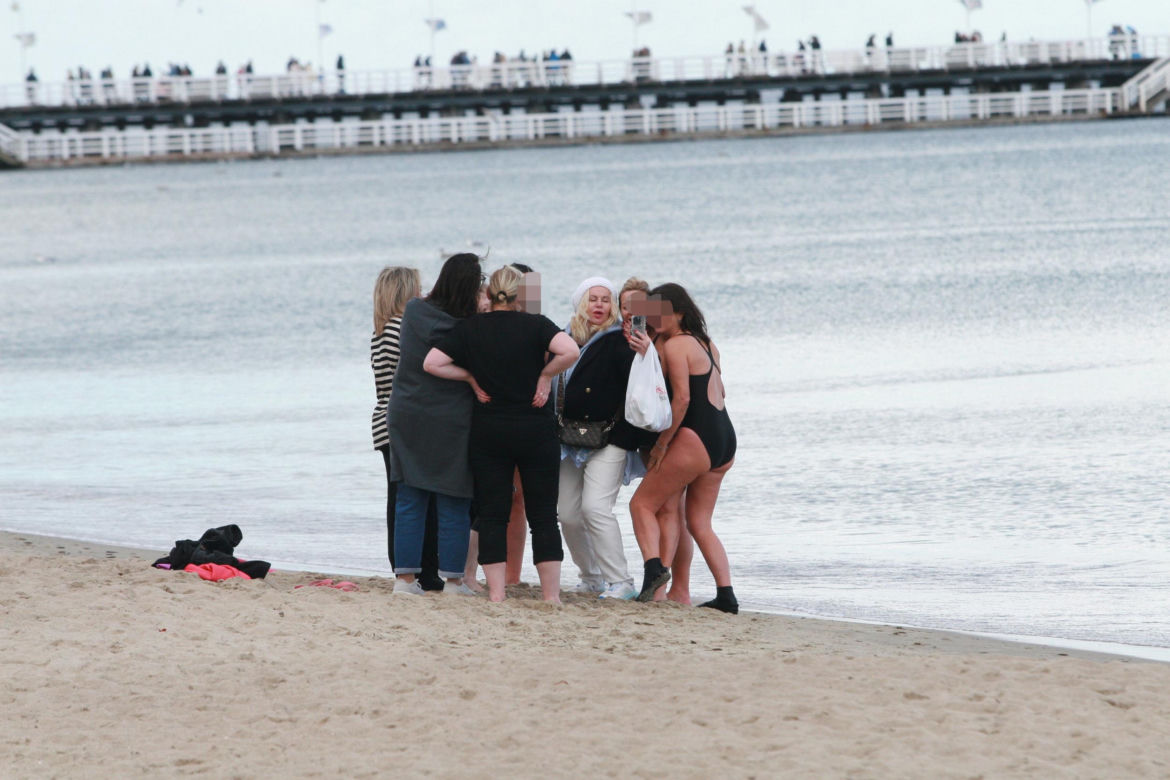 Morsy dorwały Joannę Kurowską na plaży