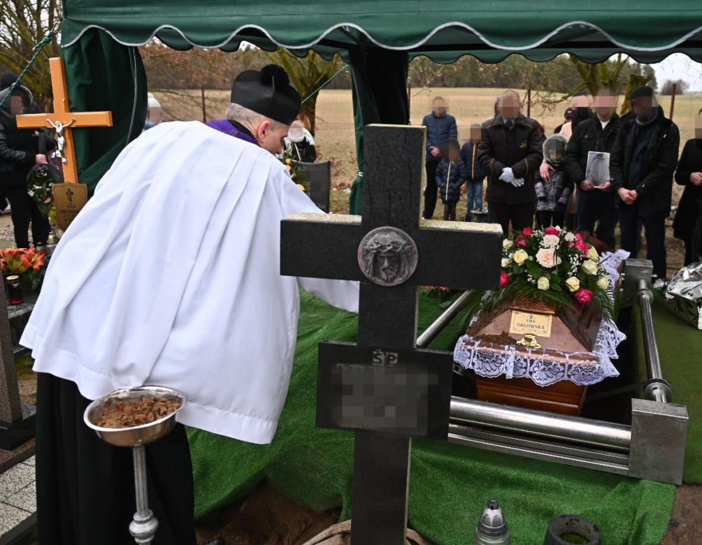 Pogrzeb Ewy Orłowskiej w Starogardzie Gdańskim. Zginęła z ręki kochanka
