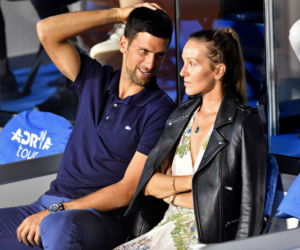 Novak Djoković z żoną