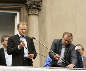 Donald Tusk i Grzegorz Schetyna