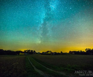 Perseidy i Airglow na Podkarpaciu