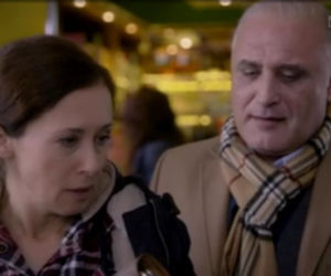 Leśniczówka. Kasia (Jolanta Fraszyńska), Janusz Karcz (Przemysław Bluszcz)
