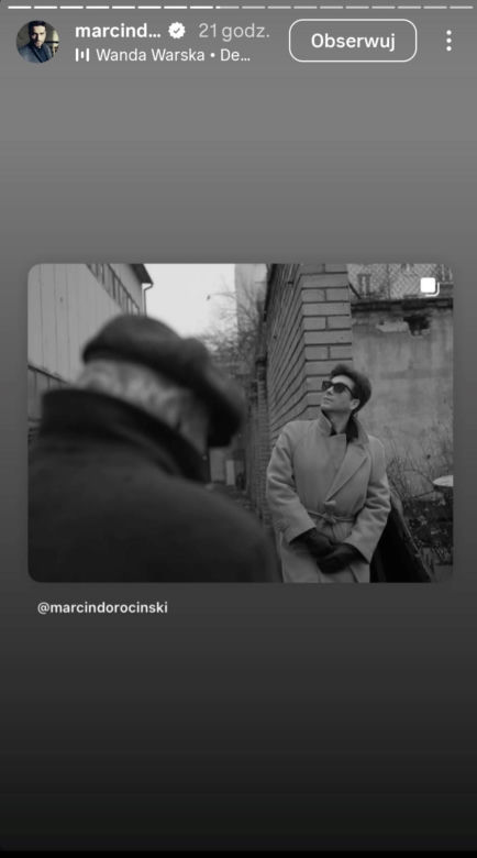 Marcin Dorociński zagra legendę polskiego kina. Teraz odtworzył jego słynną sesję zdjęciową. Internauci wprost: "Ależ podobieństwo!"