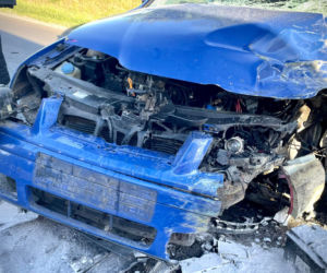 Wypadek w Gronowie koło Torunia. Czołówka na dk nr 15