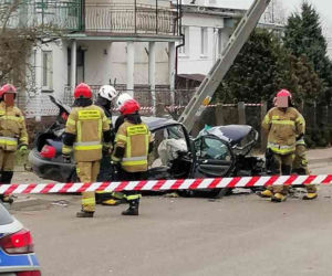 Wypadek na ul. Przemysłowej w Grajewie