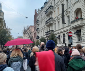 Strajk kobiet w centrum Poznania