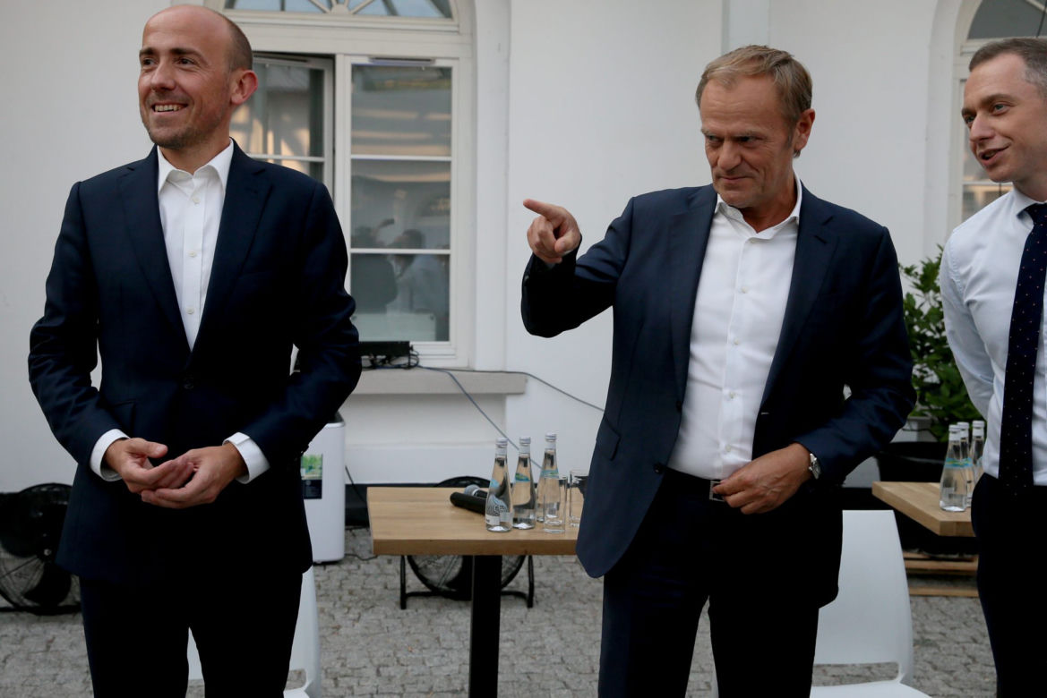 Spotkanie Donalda Tuska z politykami Koalicji Obywatelskiej