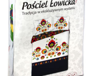 Kolorowe gwiozdy. Pościel Łowicka. Faro