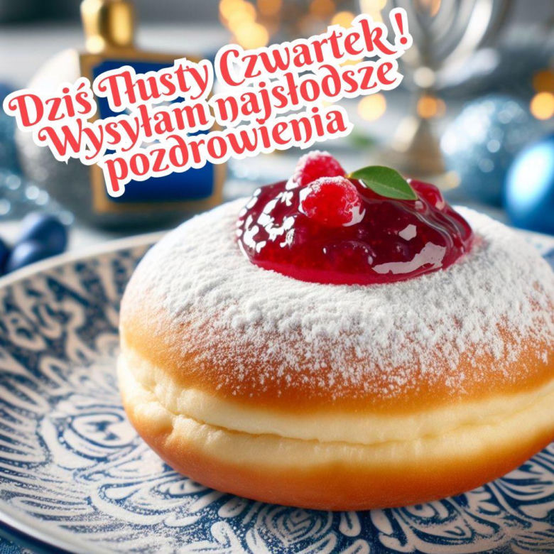 Fajne kartki z pozdrowieniami na Tłusty Czwartek