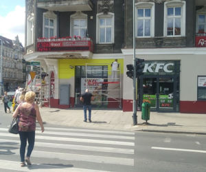 Trwa przemalowywanie elewacji na pl. Kościuszki