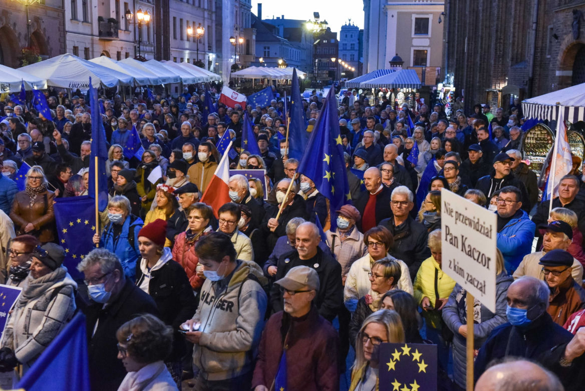 Toruński protest przeciwko orzeczeniu TK