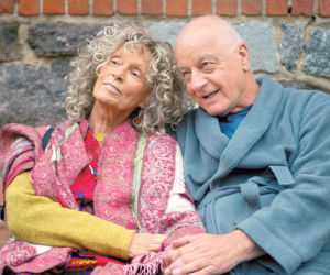 Cisza nad rozlewiskiem. Basia (Małgorzata Braunek), Tomasz (Jerzy Schejbal)