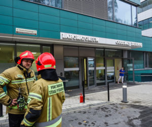 Gdańsk. Ewakuacja w Centrum Medycyny Nieinwazyjnej. Pożar w UCK
