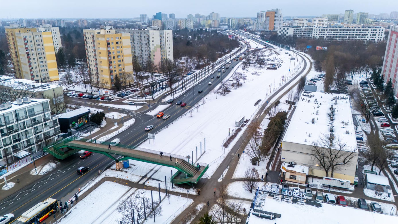 Remont alei Stanów Zjednoczonych w Warszawie