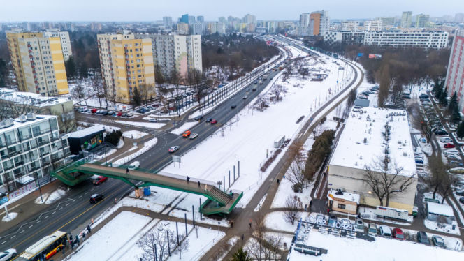 Remont alei Stanów Zjednoczonych w Warszawie