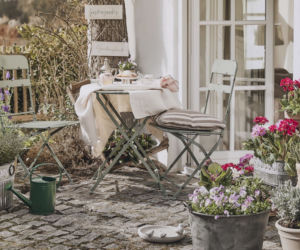 Balkon w romantycznym stylu