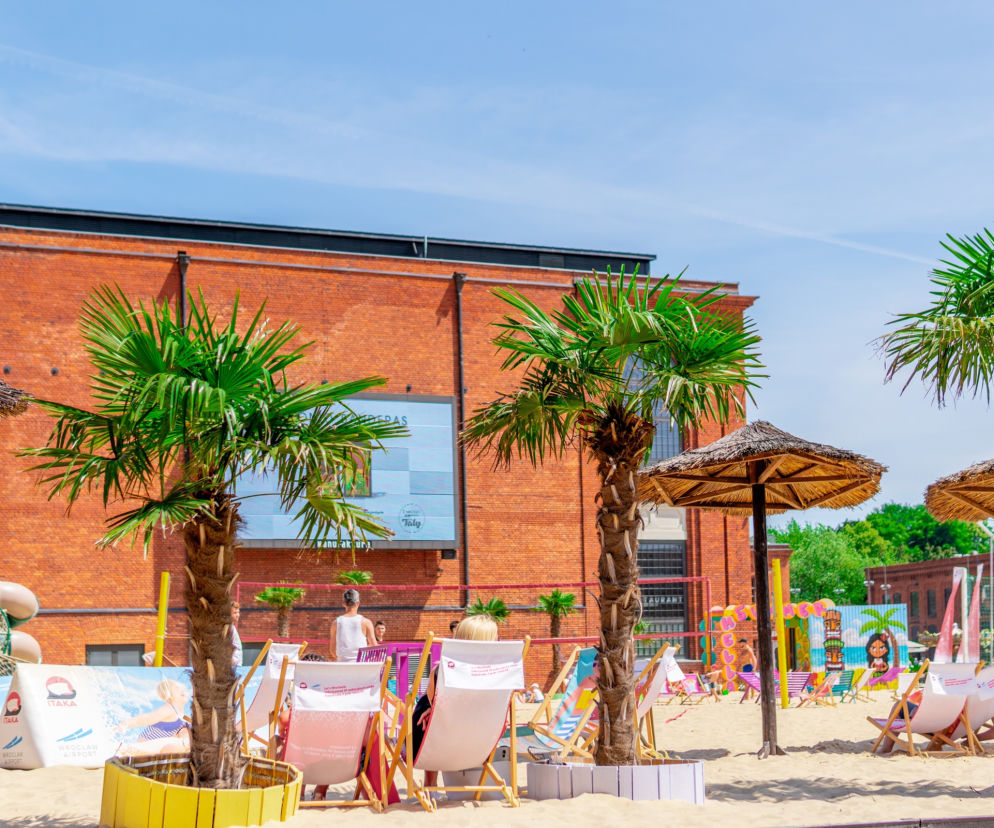 plaża w Manufakturze