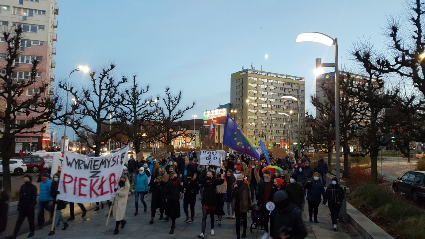 Strajk miesiąc Szczecin
