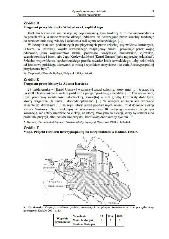 Matura 2014 Historia poziom rozszerzony