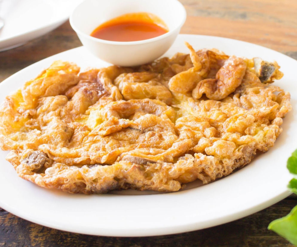 Omlet z makrelą wędzoną