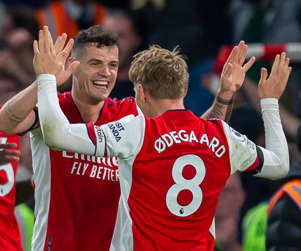 Granit Xhaka i  Martin Odegaard (Arsnenal)