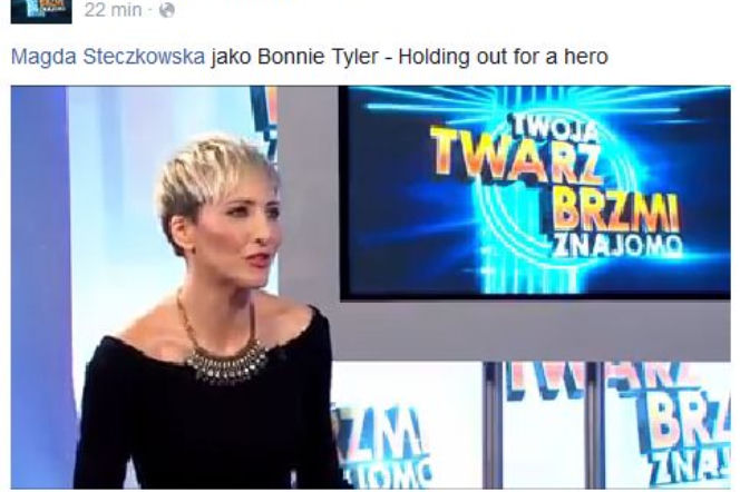 Twoja twarz brzmi znajomo 2, odcinek 7. Magda Steczkowska jako Bonnie Tyler: CAŁY WYSTĘP!!!