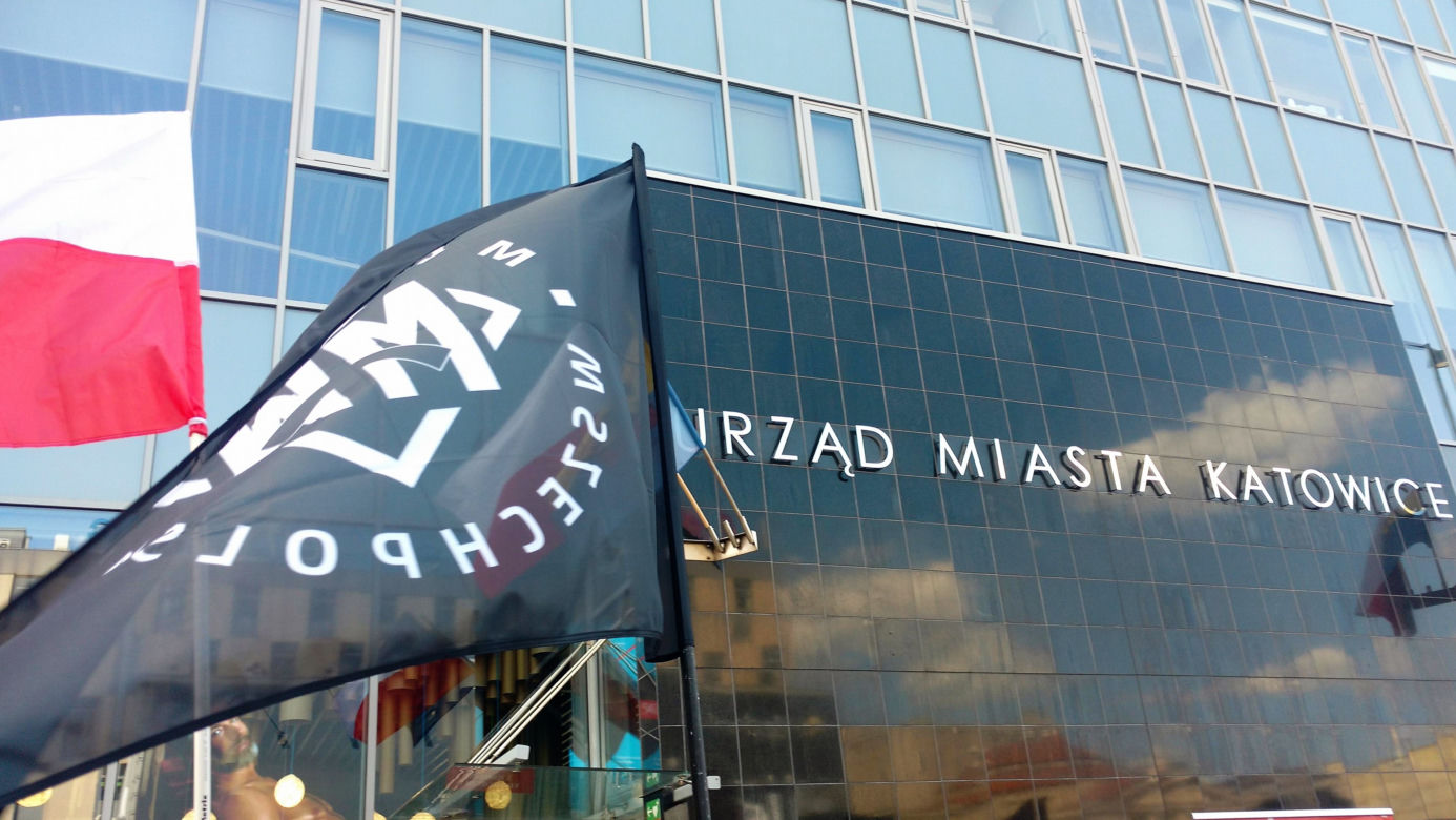 Katowice: Narodowcy demonstrowali w Katowicach! Domagają się m.in. dymisji Marcina Krupy [ZDJĘCIA, AUDIO]