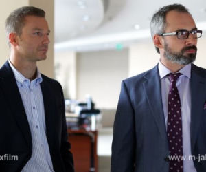 M jak miłość. Andrzej Budzyński (Krystian Wieczorek), Adam Werner (Jacek Kopczyński)