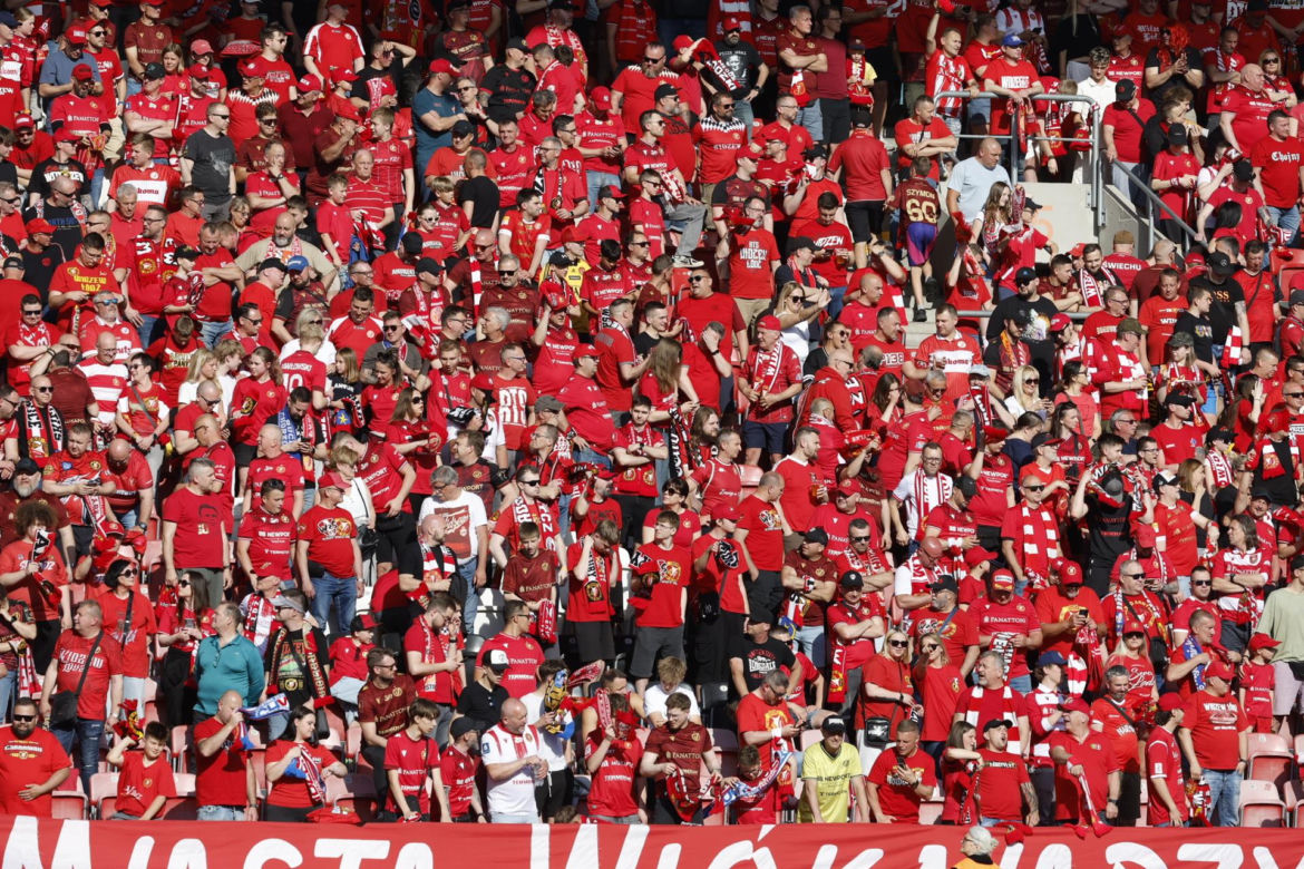 Widzew Łódź - Piast Gliwice: Zdjęcia kibiców i zawodników z meczu 34. kolejki PKO BP Ekstraklasy