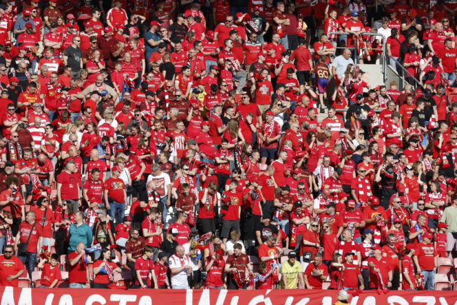 Widzew Łódź - Piast Gliwice: Zdjęcia kibiców i zawodników z meczu 34. kolejki PKO BP Ekstraklasy