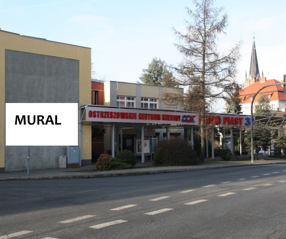 Ostrzeszowskie Centrum Kultury ogłasza konkurs na mural. Ma zdobić frontową ścianę budynku OCK