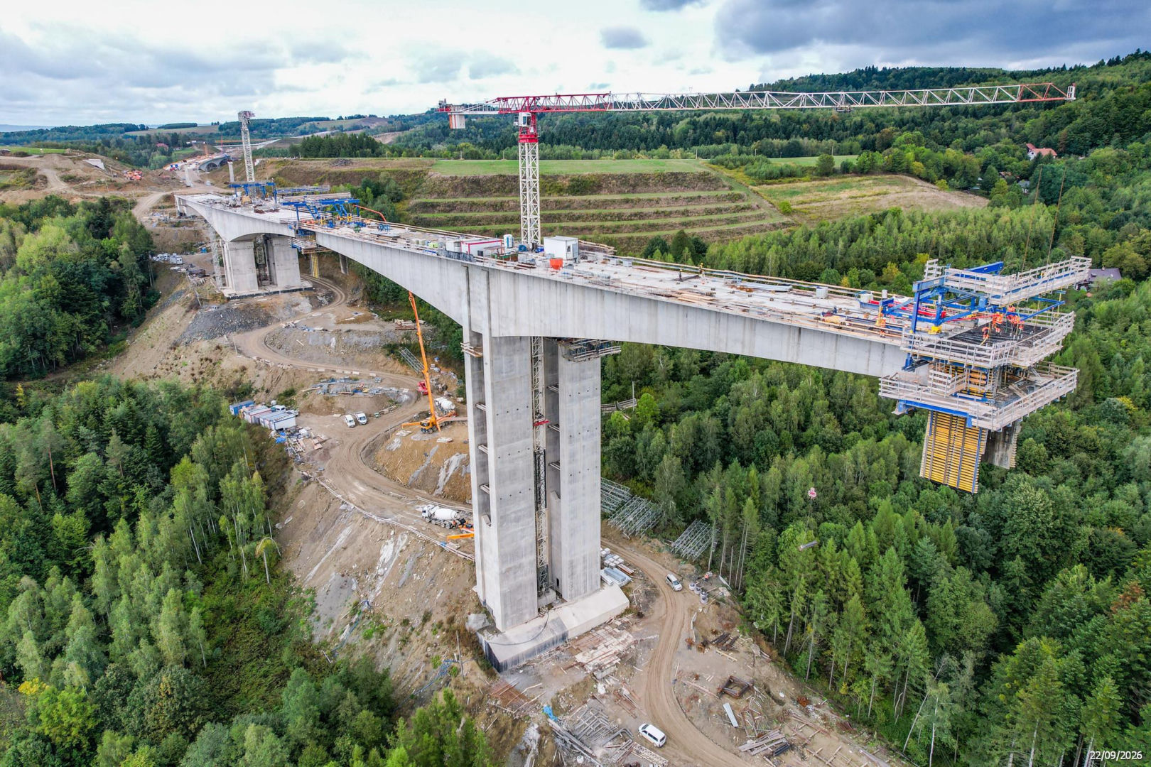 Budowa drogi S19 i najwyższej estakady w Polsce