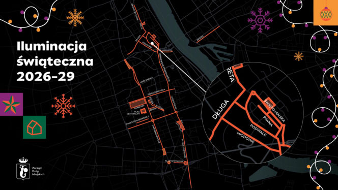 Takiej jeszcze nie było. Iluminacja świąteczna rozświetli Warszawę - ZDM Warszawa