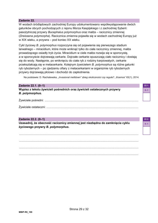 Matura 2026 z biologii ROZSZERZONEJ: arkusze CKE, poziom podstawowy [Formuła 2023] 08.05.2026